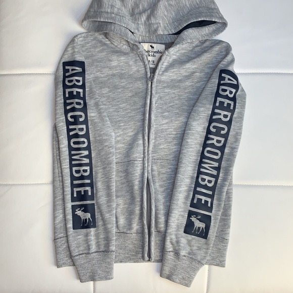 Abercrombie Kids Logo Sweater Jacket - Picture 3 of 9